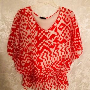 A red blouse west kel
